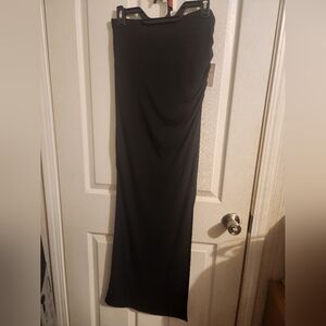 Carmen Marc Valvo Black Tube Dress